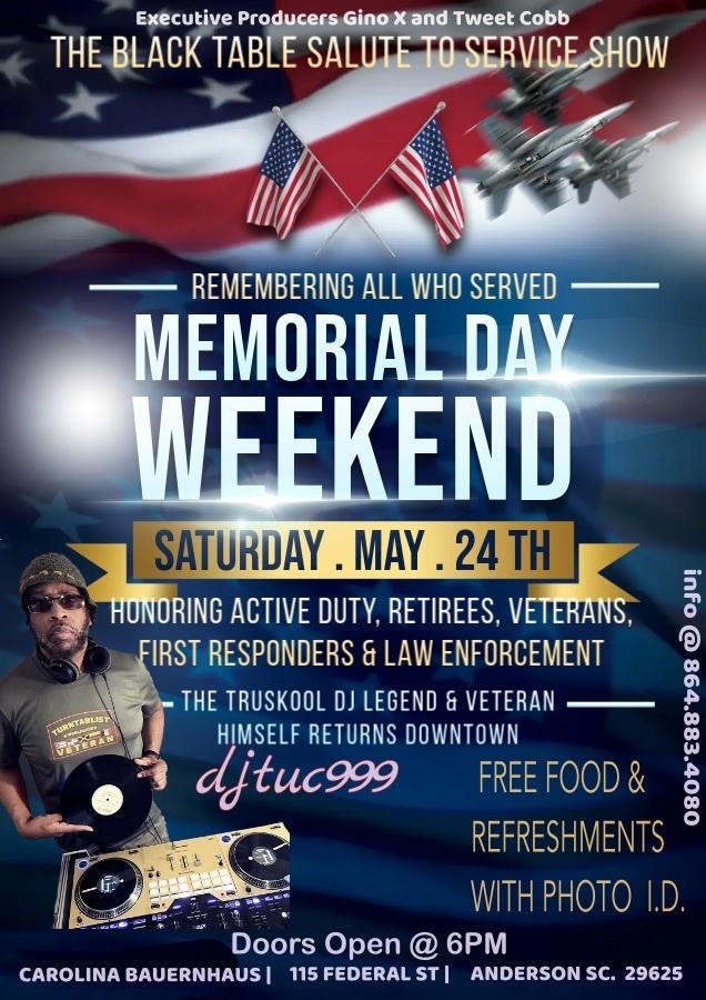 Memorial Day Weekend with The Black Table Radio Show