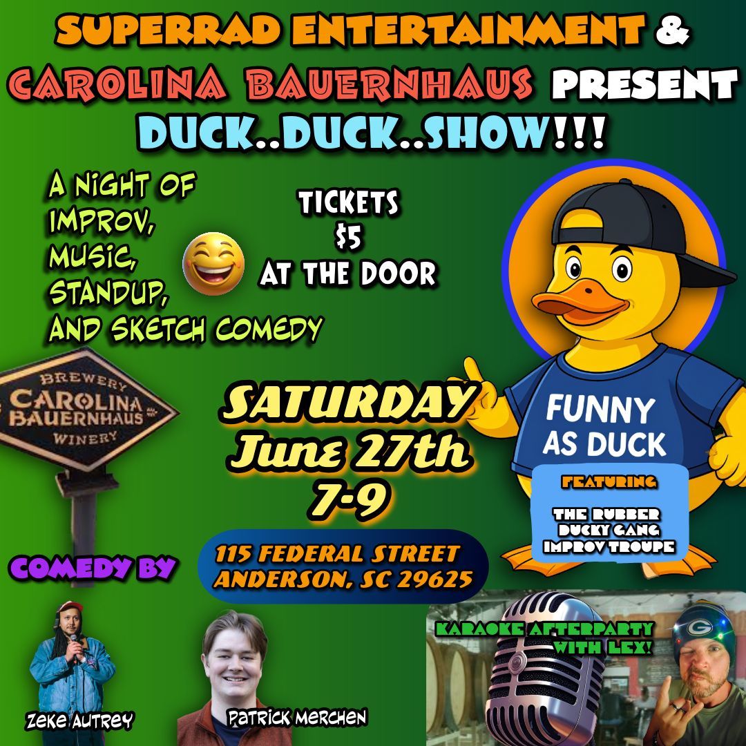 Improv and Music Night with a Karaoke after party